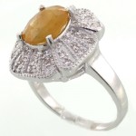 زلال و درشت زنانه رودیوم لوکس مدل گلناز _کد:8664