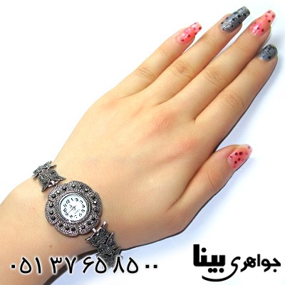 ساعت حدید زنانه طرح مارکازیتی گل لاله _کد:8671