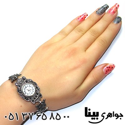 ساعت حدید زنانه طرح مارکازیتی مدل لاله _کد:8680
