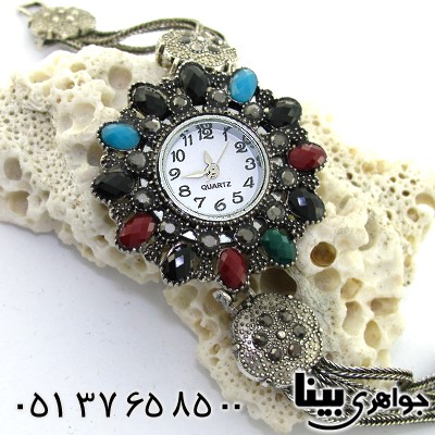 ساعت حدید و چند نگین زنانه طرح مارکازیتی _کد:8681