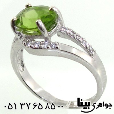 انگشتر زبرجد زنانه رادیوم لوکس شیک _کد:8685