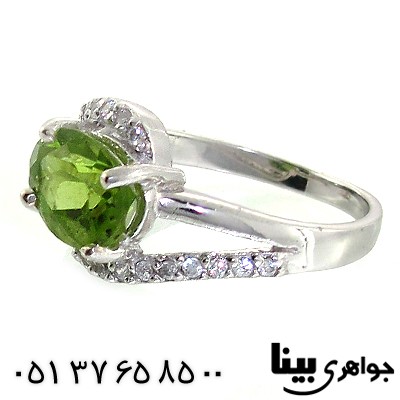 انگشتر زبرجد زنانه رادیوم لوکس شیک _کد:8685