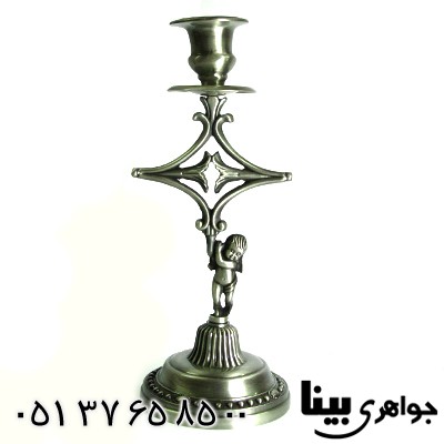 متفرقه شمعدانی فلزی مدل silver فرشته کوچک _کد:8709