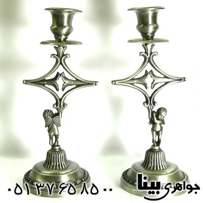 متفرقه شمعدانی فلزی مدل silver فرشته کوچک _کد:8709