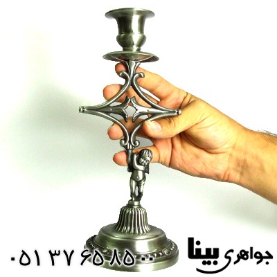 متفرقه شمعدانی فلزی مدل silver فرشته کوچک _کد:8709