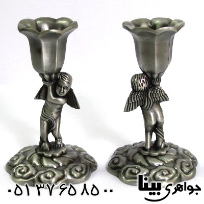 متفرقه شمعدانی فلزی مدل silver فرشته _کد:8721