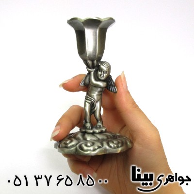 متفرقه شمعدانی فلزی مدل silver فرشته _کد:8721