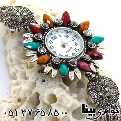 ساعت حدید و چند نگین زنانه طرح مارکازیت مدل رخشان _کد:8723