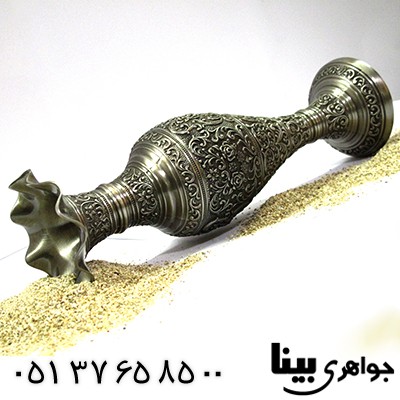 متفرقه گلدان مصور فلزی مدل silver _کد:8730