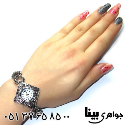 ساعت حدید زنانه طرح مارکازیتی حلقه ای _کد:8731