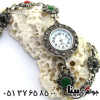 ساعت حدید و چند نگین زنانه طرح مارکازیت مدل ویدا _کد:8736