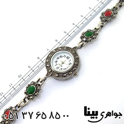 ساعت حدید و چند نگین زنانه طرح مارکازیت مدل ویدا _کد:8736