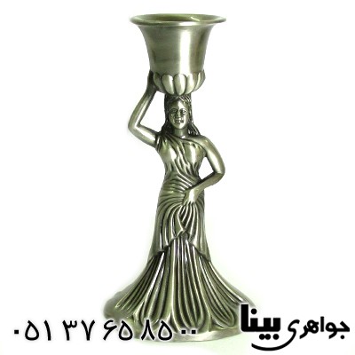 متفرقه شمعدانی فلزی مدل silver آنجلا _کد:8737