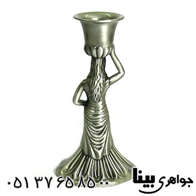 متفرقه شمعدانی فلزی مدل silver آنجلا _کد:8737