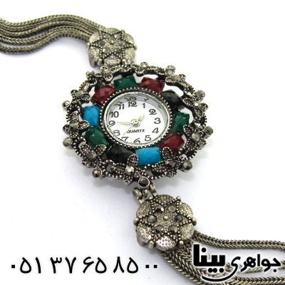 ساعت حدید و چند نگین زنانه طرح مارکازیت _کد:8740