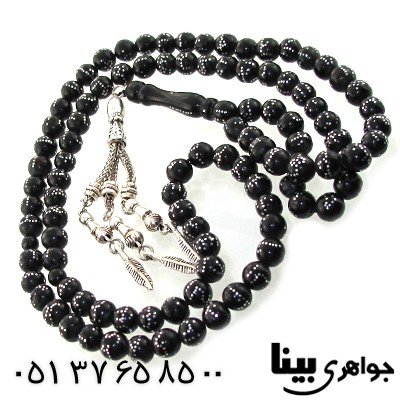 تسبیح یسر 101 دانه ای نقره کوب فاخر _کد:8746