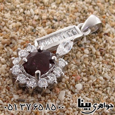 گردنبند یاقوت سرخ خوشرنگ زنانه رادیوم لوکس _کد:8747