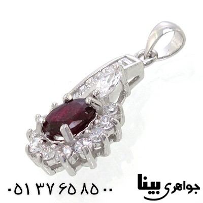 گردنبند یاقوت سرخ خوشرنگ زنانه رادیوم لوکس _کد:8747