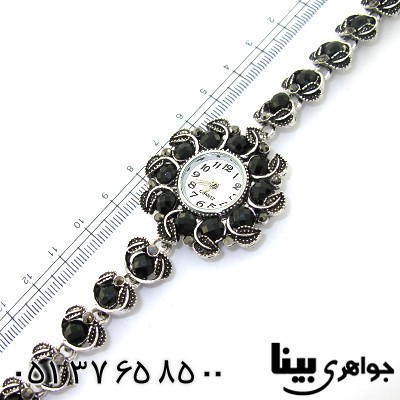 ساعت حدید و نگین مشکی زنانه طرح مارکازیت _کد:8750