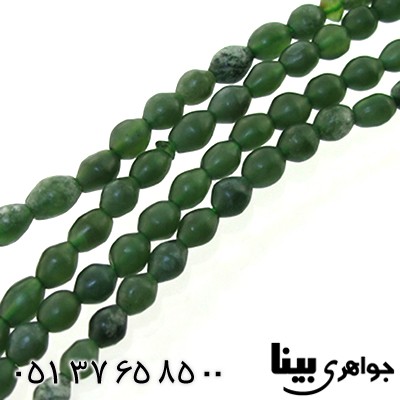 تسبیح شامقصود افغانی 101 دانه ای سبز خوشرنگ _کد:8751