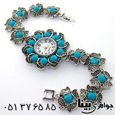 ساعت حدید و نگین آبی زنانه طرح مارکازیتی مدل ستاره _کد:8752