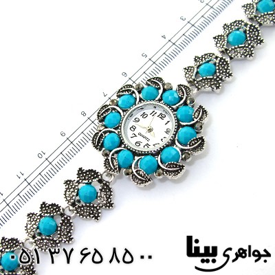 ساعت حدید و نگین آبی زنانه طرح مارکازیتی مدل ستاره _کد:8752