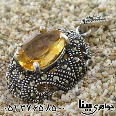گردنبند سیترین زنانه مارکازیت هانگ _کد:8774