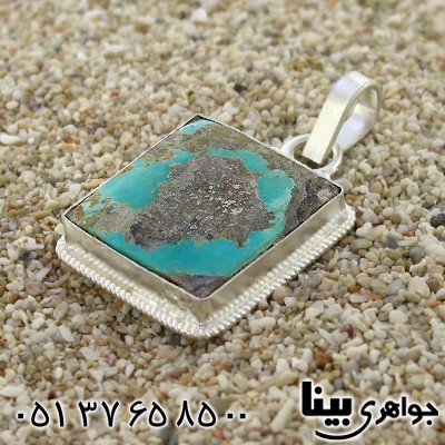 گردنبند فیروزه نیشابوری اصیل مناسب سنگ درمانی _کد:8780