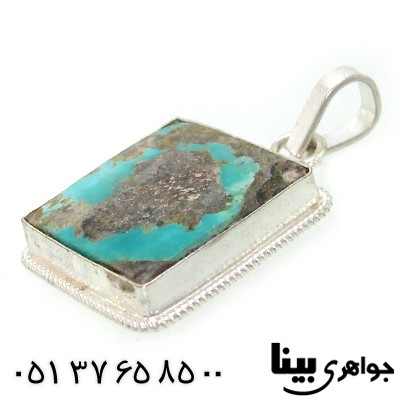 گردنبند فیروزه نیشابوری اصیل مناسب سنگ درمانی _کد:8780