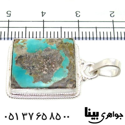 گردنبند فیروزه نیشابوری اصیل مناسب سنگ درمانی _کد:8780