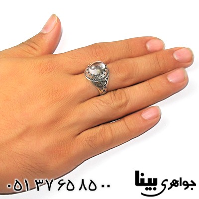 انگشتر در نجف درشت مردانه اسلیمی _کد:8808