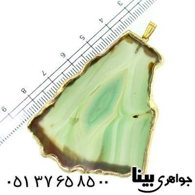 گردنبند عقیق سلیمانی بسیار زیبا و تک _کد:8838