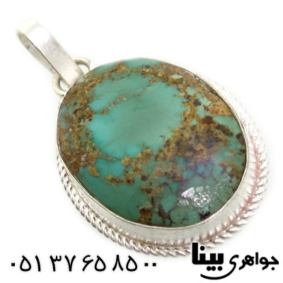 گردنبند فیروزه نیشابوری مناسب سنگ درمانی _کد:8843