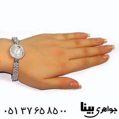 ساعت نقره زنانه برند Royal Crown با شکوه مجلسی _کد:1289