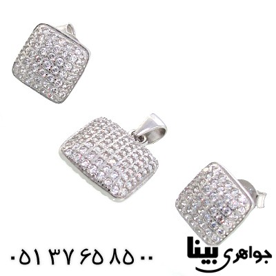 سرویس سوارسکی اصل زنانه مدل مربعی _کد:8851