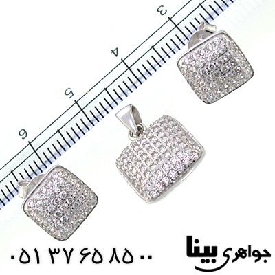سرویس سوارسکی اصل زنانه مدل مربعی _کد:8851