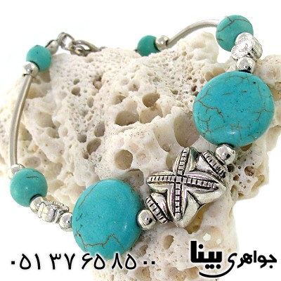 دستبند طرح فیروزه خوب زنانه مدل سوتا سفارشی شرکت آمازون _کد:8864