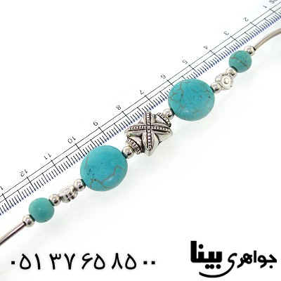 دستبند طرح فیروزه خوب زنانه مدل سوتا سفارشی شرکت آمازون _کد:8864
