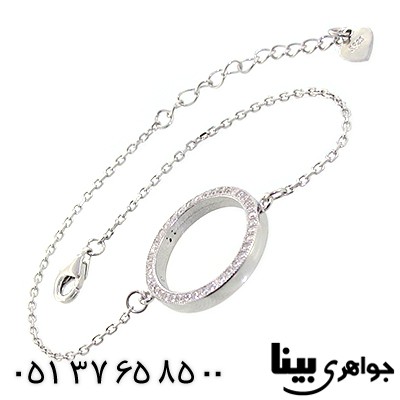 دستبند سوارسکی اصل زنانه مدل دایره ای _کد:8865
