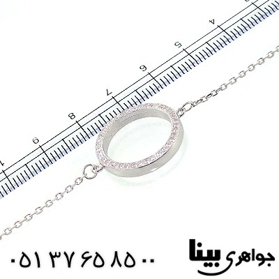 دستبند سوارسکی اصل زنانه مدل دایره ای _کد:8865
