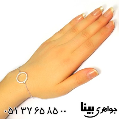 دستبند سوارسکی اصل زنانه مدل دایره ای _کد:8865