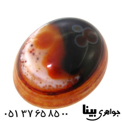 نگین انگشتر عقیق باباقوری و سلیمانی ترکیبی و نقوش ماورائی درشت _کد:8866