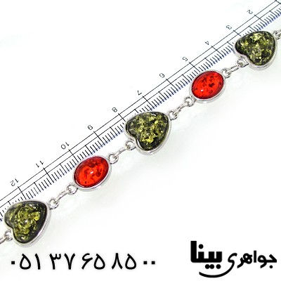 دستبند کهربا صنعتی عالی زنانه fashion jewelry _کد:8867