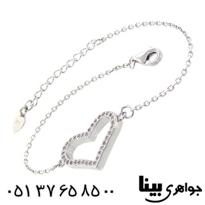 دستبند سوارسکی اصل زنانه مدل قلب _کد:8869