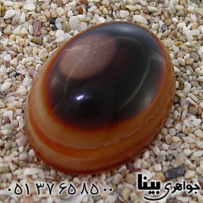 نگین انگشتر عقیق باباقوری و سلیمانی و سلیمانی ترکیبی و نقوش ماورائی درشت _کد:8871