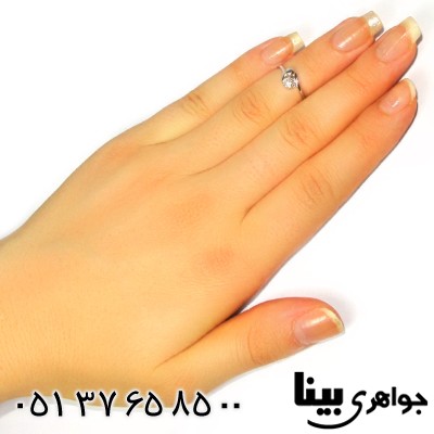انگشتر سوارسکی اصل زنانه بند انگشتی مدل ریحانه _کد:8874