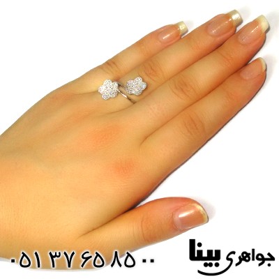 انگشتر سوارسکی اصل زنانه مدل دوگل _کد:8877
