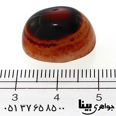 نگین انگشتر عقیق باباقوری و سلیمانی ترکیبی و نقوش ماورائی _کد:8884