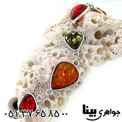 دستبند کهربا صنعتی عالی زنانه fashion jewelry _کد:8887