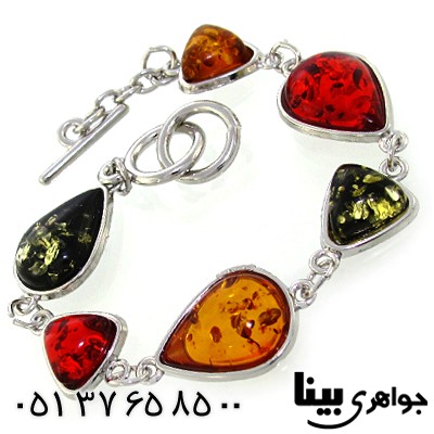 دستبند کهربا صنعتی عالی زنانه fashion jewelry _کد:8887